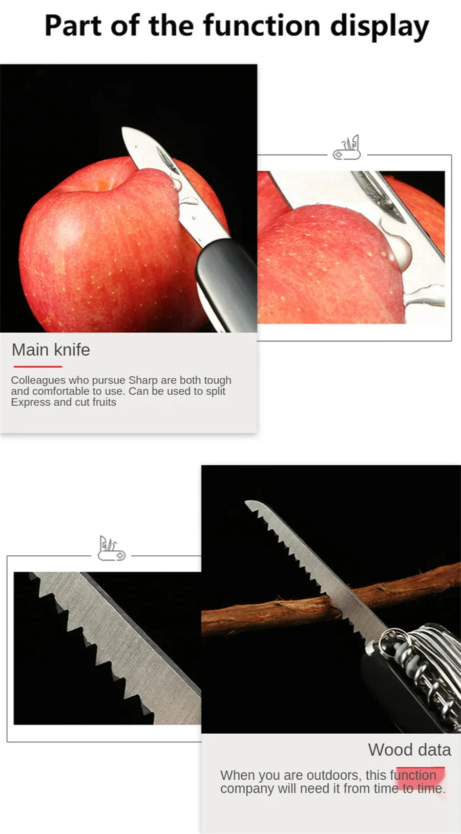 17 in 1 multifunctional pocket tool portable stainless steel folding camping pliers outdoor multifunctional pocket tool