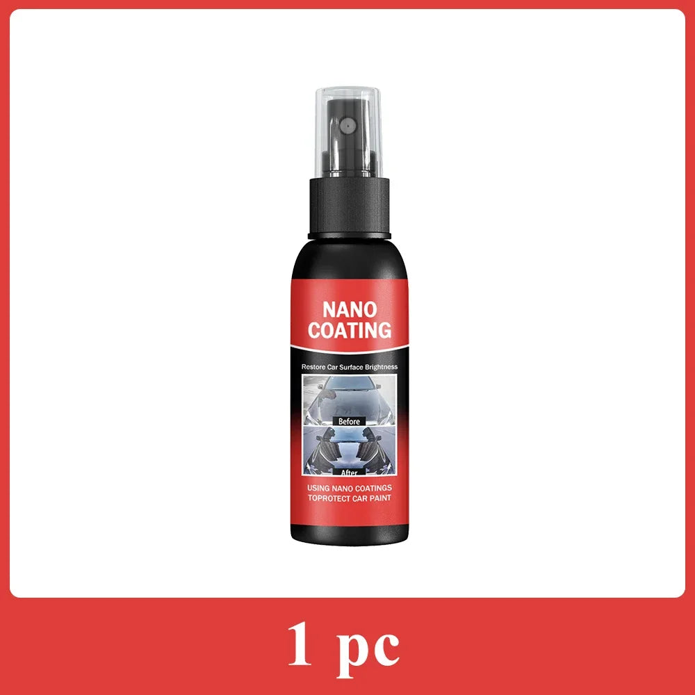 Car Nano Ceramic Coating Kit - Universal Professional Car Beauty, High Gloss Car Paint Repair Protection, Long-Lasting Gloss