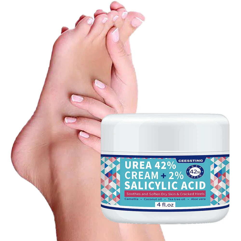 Urea Foot Care Cream Cracked Heels Mask Dry Skin Intensive Moisturizing Treatment Callus Remover Repair Anti-drying Exfoliating
