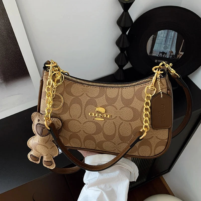 Women's Retro Mini Square Crossbody - Simple Faux Leather Purse - photo 3