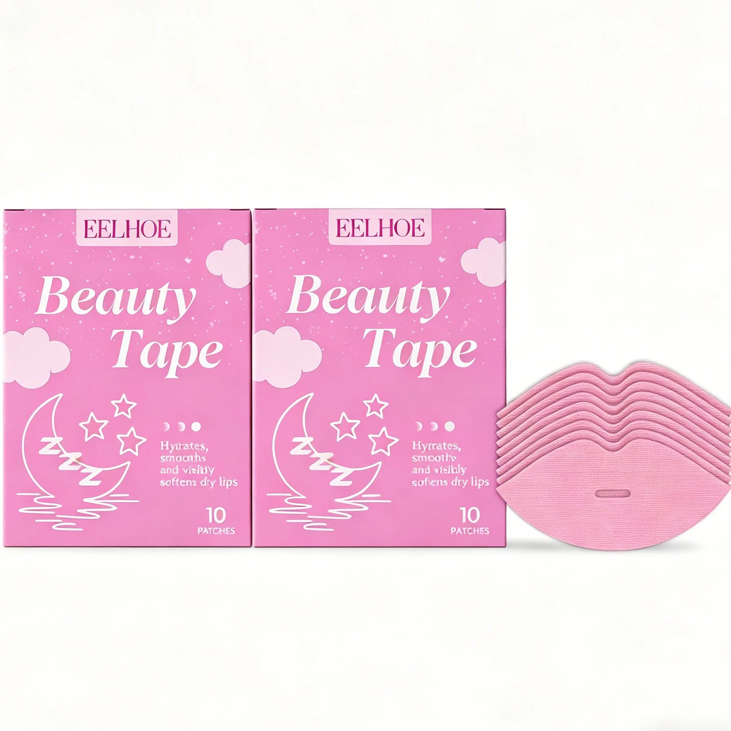 Nighttime Lip Care Lip Mask Patch- Deeply Moisture Surge,Smooths Lip Lines & 3D Contoured Fit,Anti-Chapping, Smooth Fine Lines
