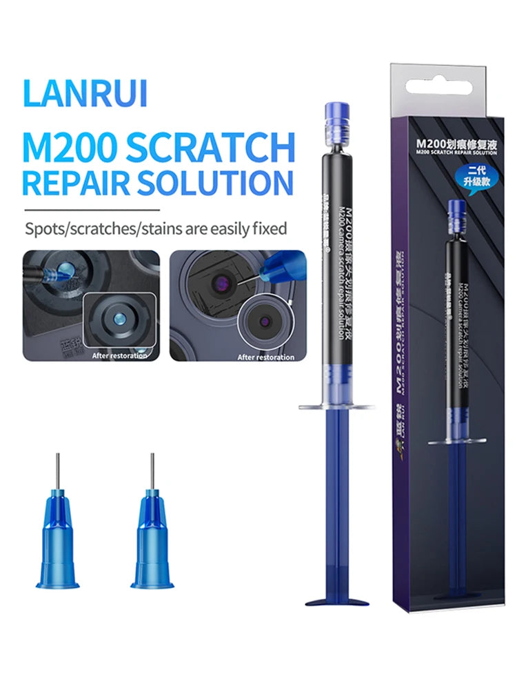 LANRUI M200 3ML Scratch Repair Liquid for Mobile Phone Repair Camera Spots Scratches Stains Corruption Repair Liquid Tool