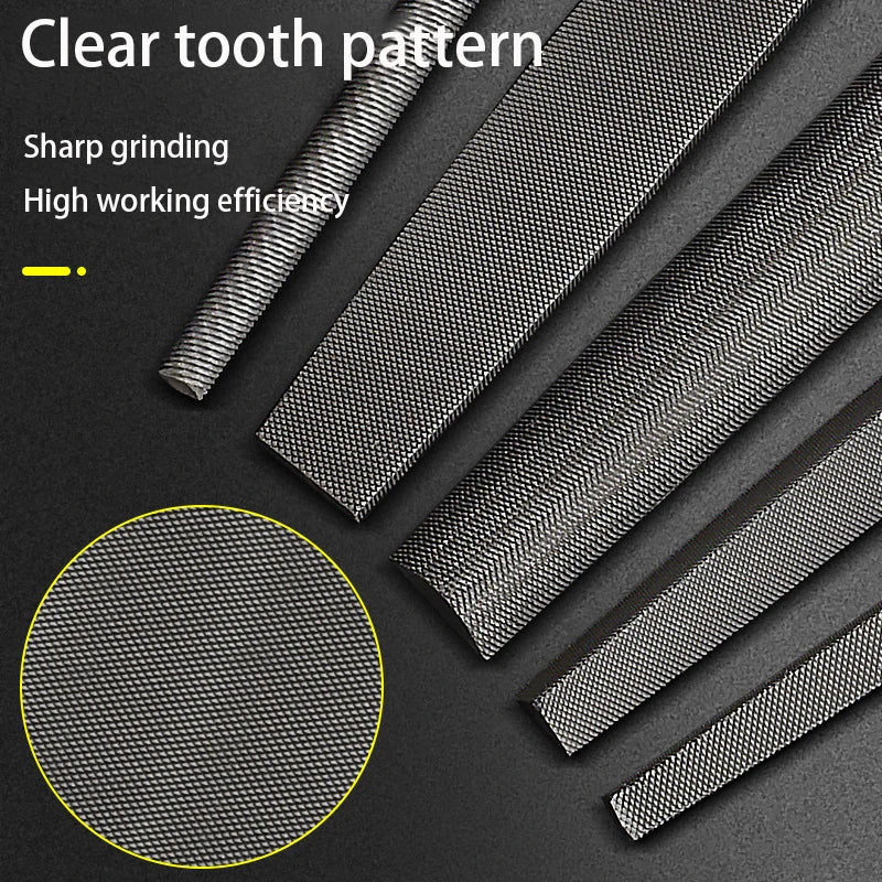 6-12" Files Sanding Tools Diamond Steel File Carpenter Rubbing Knives Hard Metal Rotary File Metal File Woodworking Hand Tools