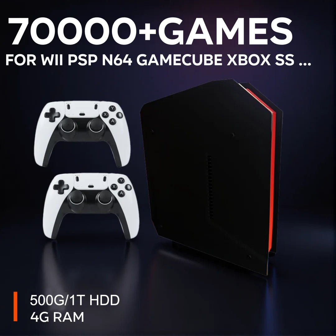 X4 Dual-System Mini PC Game Console — Windows 11 + Batocera, i3 CPU, 4K HD, 4-Player TV Console