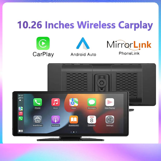 10.26" Car Stereo with Apple CarPlay & Android Auto