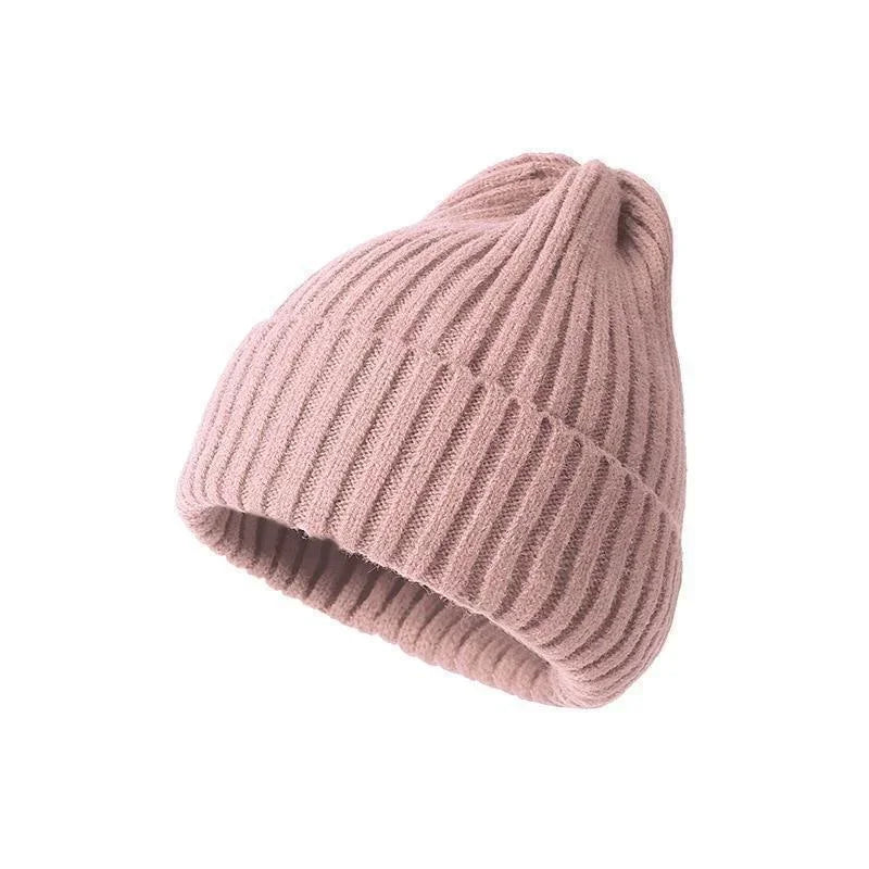 Unisex Crochet Knit Beanie - Solid Color Winter Hat for All Ages - photo 15