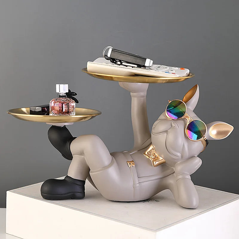 Bulldog Resin Figurine - Painted Dog Statue for Home Decor – photo 6