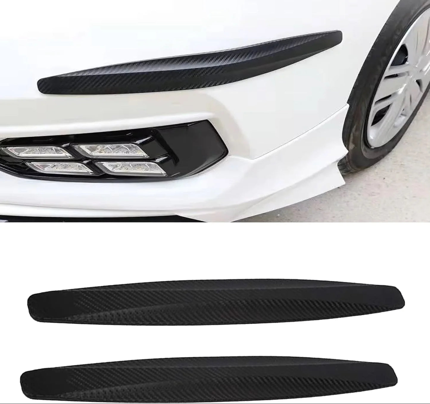 Car Bumper Protector Strip Guard Corner Protection Strip Anti-collision Anti-scratch Blade Protective Sticker Car Exterior Decor