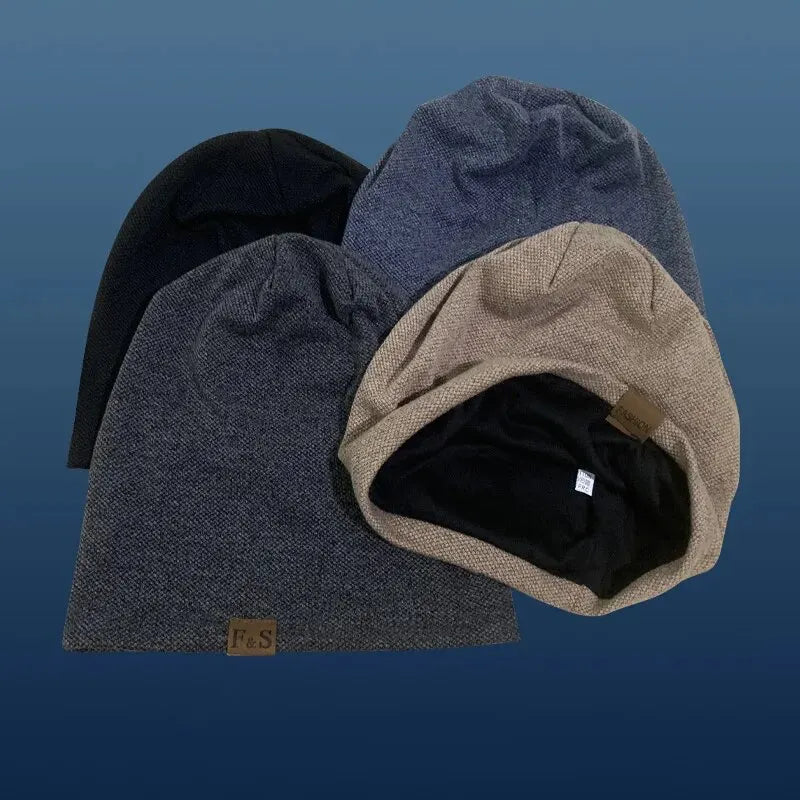 Unisex Solid Knit Beanie - Stretchy Everyday Winter Cap - photo 2