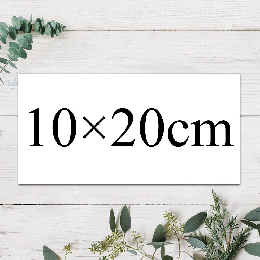 Custom Rectangle Stickers for Weddings, Birthdays, & Events