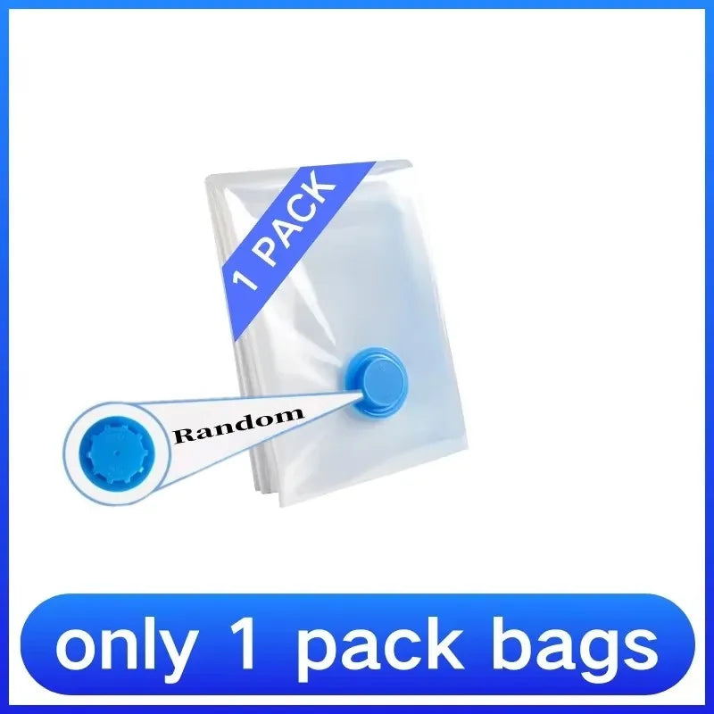 4pcs Thickened Vacuum Compression Bag, Transparent Quilt Vacuum Bag, Storage Bag, Household Clothing Storage And Sorting Bag
