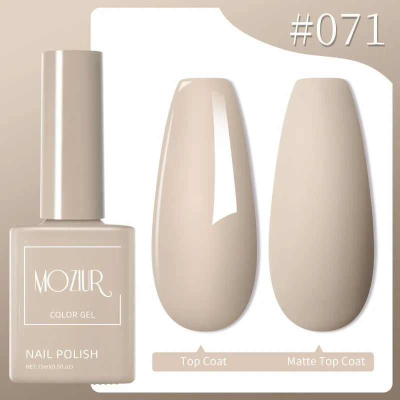 Colorful Hot Sale Uv Gel Nail Polish Set Soak Off Gel Nail Polish 15ml Professional Nail Gel Polishes