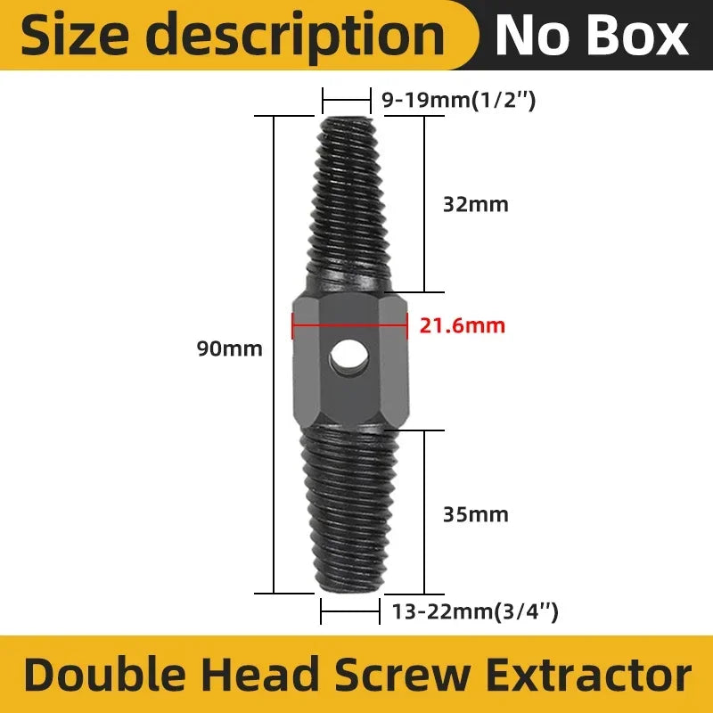 5/6Pcs Screw Extractor Metal Drill Bit Set Damaged Screws Remover Extractor Woodworking Tools Broken Bolt Water Pipe Extractor