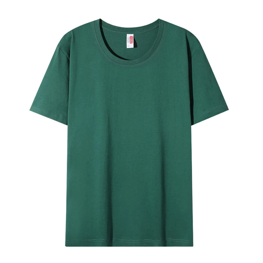 Men's plain cotton t-shirt - view 12