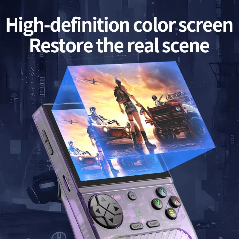 K36S Retro Handheld Game Console — 64GB, 20000+ Games, WiFi