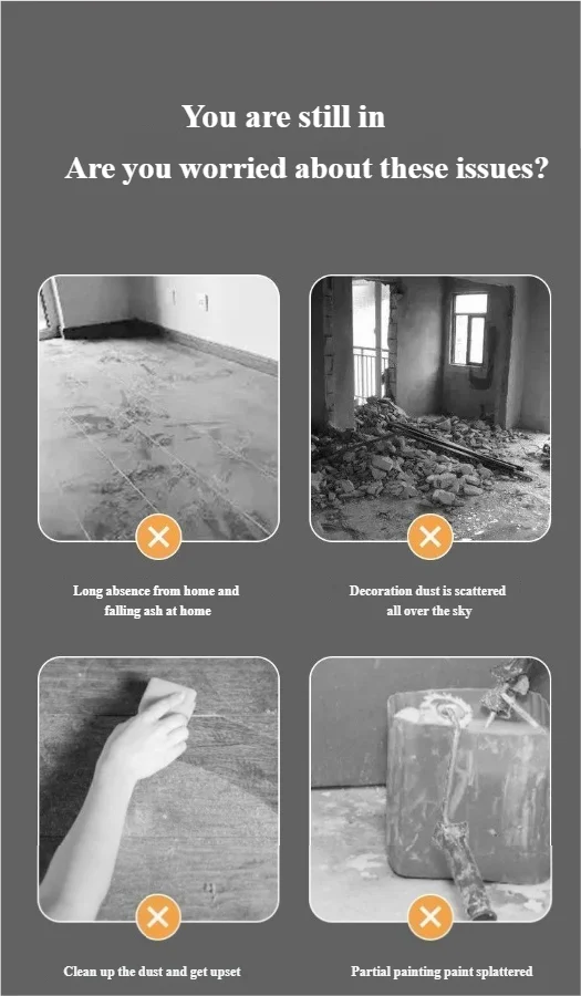 Pre-Taped Masking Film Protection PE Covering Cloth Tape for Living Room Furniture Dust-proof Spray Paint Automobile Painting