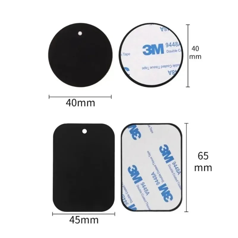 Universal Metal Plate & Metal Ring Mobile Phone Popsocket Accessories Suitable for Magnetic Phone Stands and Car Phone Holder