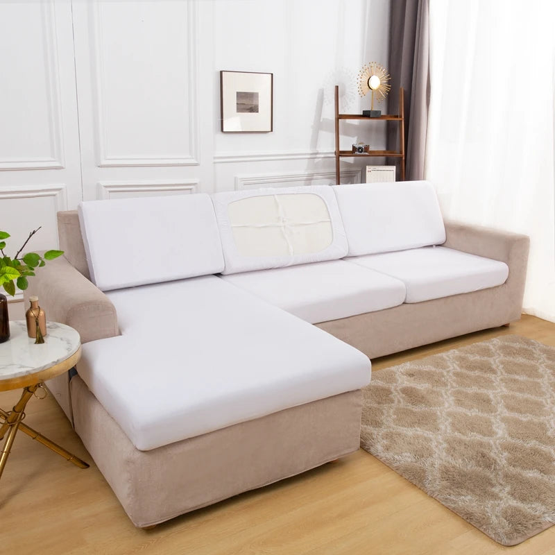 Summer Silk Spandex Seat  Sofa Cushion Cover Pad Protect 2026 Living Room Couch Slipcover 1 2 3 4 Seater Sofa Seat Covers