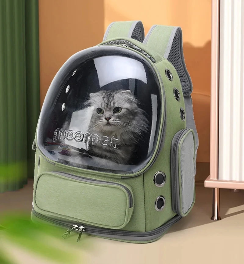 Cat Carrier Backpack with Clear Window - Travel Pet Bag – photo 3