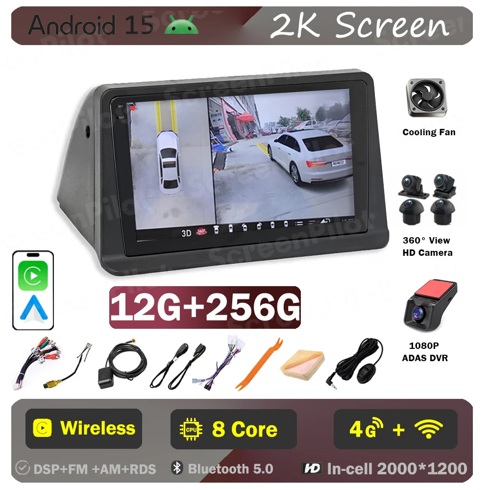 Android 16 For Mitsubishi Pajero 2 V30 V40 V20 1991-2004 Car Radio 2 din Multimedia Video Player Carplay Bluetooth 8 Core 5G DSP