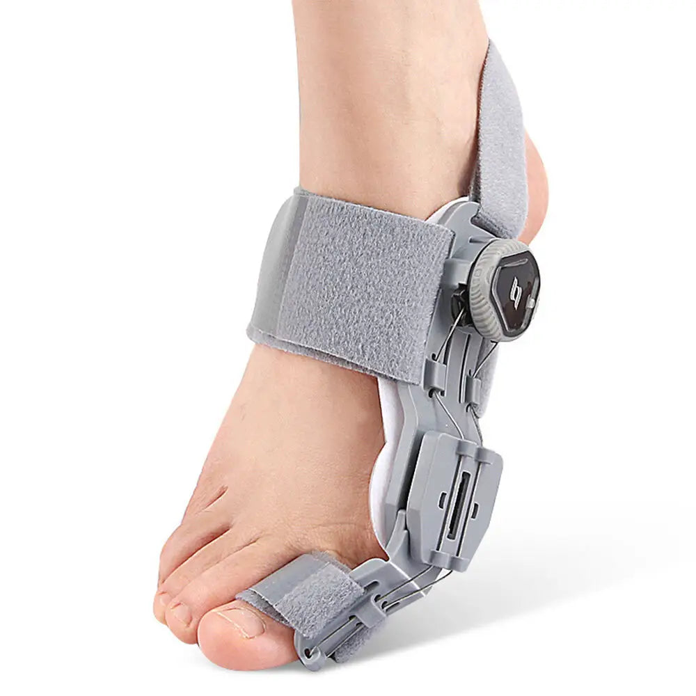 Toe Straightener Bunion Corrector Unisex Valgus Adjustable Toe Corrector Rotatable Separator Splint Braces for Left Right Foot