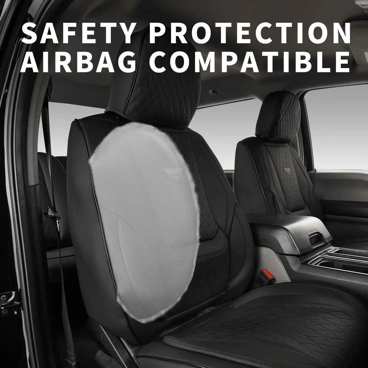 EKR Universal Car Seat Covers 5 Seats Full Set For Toyota Honda Lexus Ford Kia Hyundai Audi Waterproof Leather Auto Seat Protection All-Season Universal Fit Most Car Sedan SUV Car Accessories