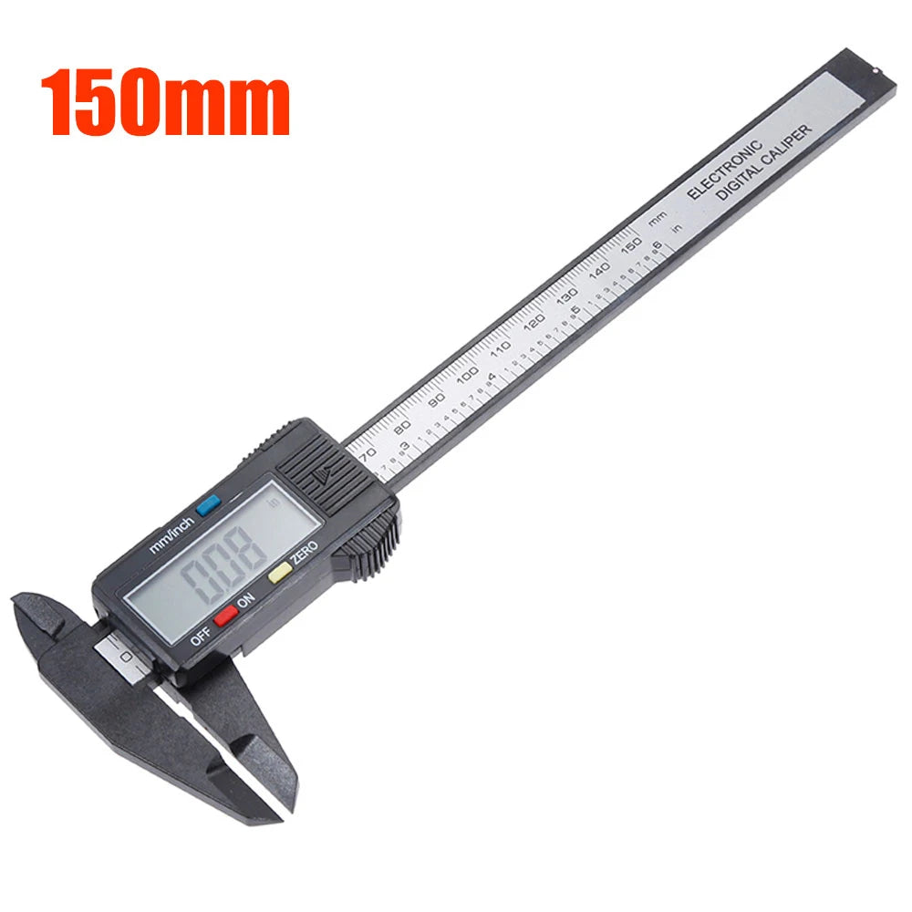 150mm Electronic Digital Caliper 100mm  0.1mm Measuring Tool Vernier Micrometer Measuring Tool Depth Gauge Instrument Pachometer