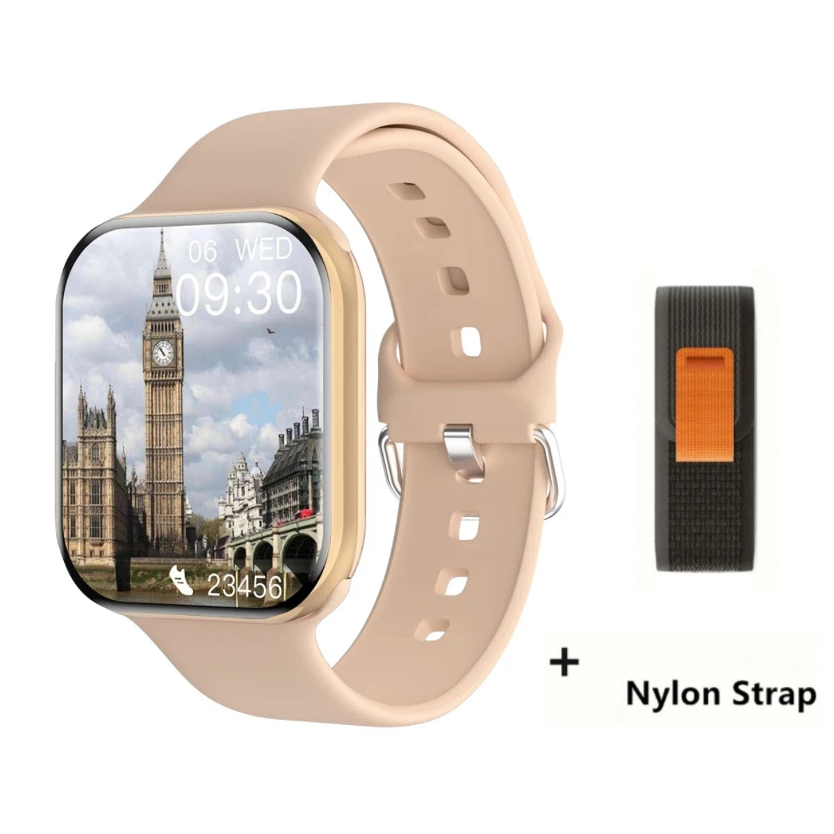Smart Watch Series 10 – 1.9" OLED HD Screen, GPS, NFC, BT Calling, Wireless Charging, IP68 | iOS & Android | Multiple Strap Options