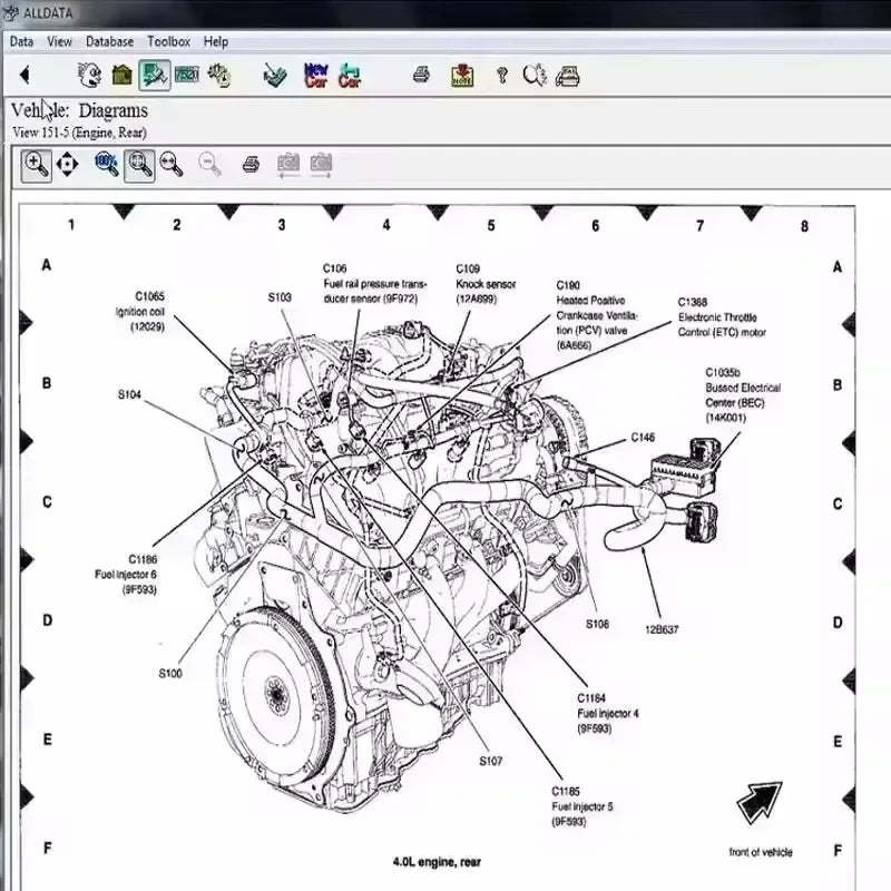 2025 Hot selling ALLDATA 10.53 Automotive Repair Software Car accessories Diagnostic Tool with Wiring Diagrams for Auto Repair