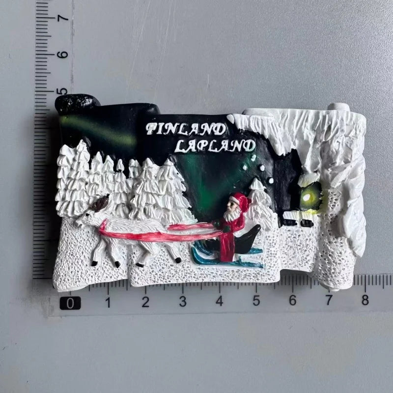 Finland Tourist Souvenir Fridge Magnets Helsinki Bengtskar Turku Cathedral Suomi Lapland Aurora Moose Finnish Reindeer HomeDecor