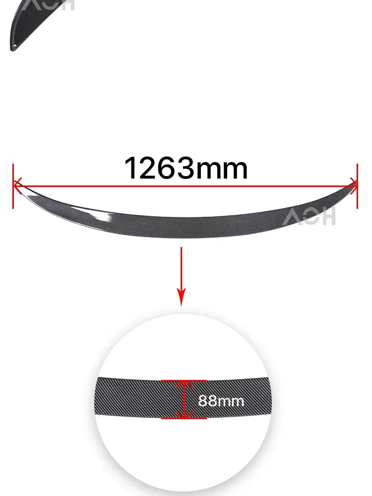 Rear Bumper Trunk Spoiler Lip Roof Carbon Boot Spoiler Wing M5 MP M4 PSM For BMW 5 Series F10 2026-2026 Car Accessories