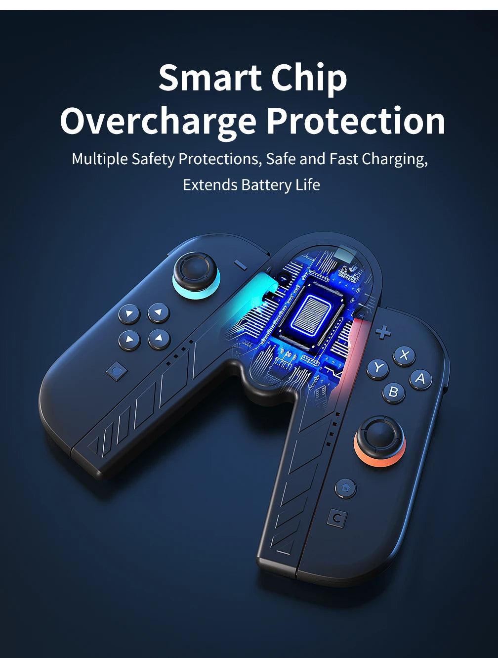Special Charging Grip for Nintendo Switch 2 Joy-Con 2 Magnetic Charging Dock with Type-C Cable for Switch 2 Joy Con