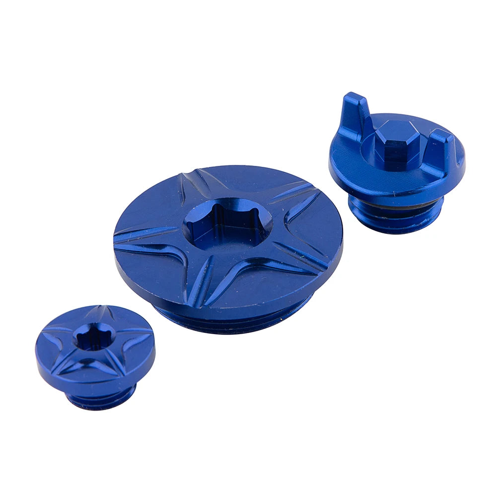 Motorcycle CNC Engine Timing Plug Cover Set Oil Filter Screw Set For Yamaha YZ250F YZ450F WR250F YZ250FX WR426F WR Dirt Bike