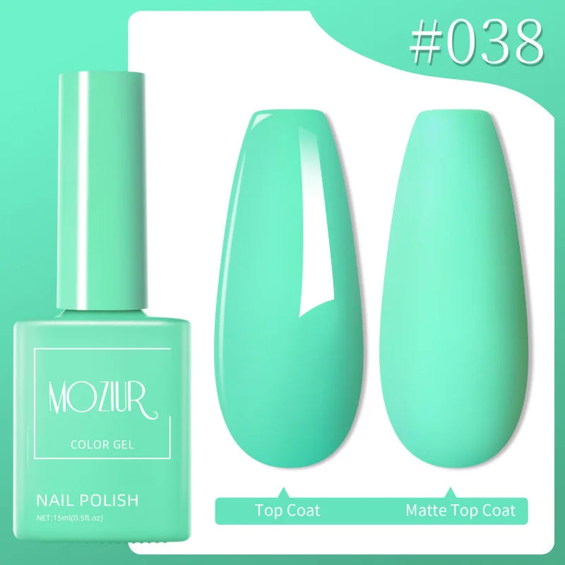 Colorful Hot Sale Uv Gel Nail Polish Set Soak Off Gel Nail Polish 15ml Professional Nail Gel Polishes