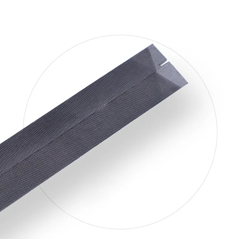 6 Inch Diamond Triangle Saw File High Hardness Bearing Steel Durable Rasp for Sharpening Saw Blade Woodworking and Metal Tools