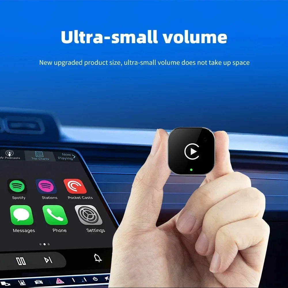 Qzonnect 2026 New Wireless CarPlay & Android Auto Adapter | Wireless Dongle – Ultra-Compact | For Factory-Wired CarPlay AA