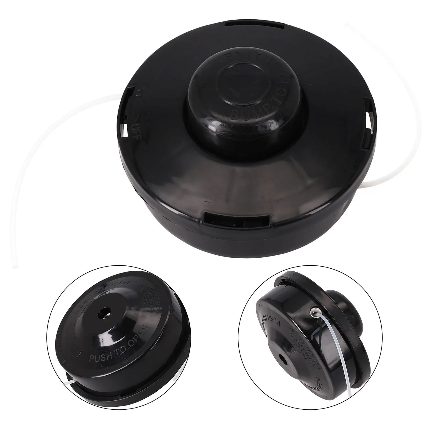 Grass Trimmer Head Lawn Mower Replacement Part Trimmer Head Bump Feed Line Spool Brush Cutter String Trimmer Parts