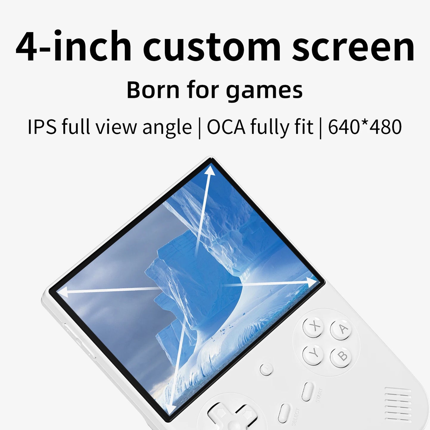 ANBERNIC RG40XX V Retro Handheld Game Console 4'' IPS Screen 64GB Preloaded Games 4753+ Linux System 5G WiFi HDMI Bluetooth 4.2 RGB Lighting Portable Gaming
