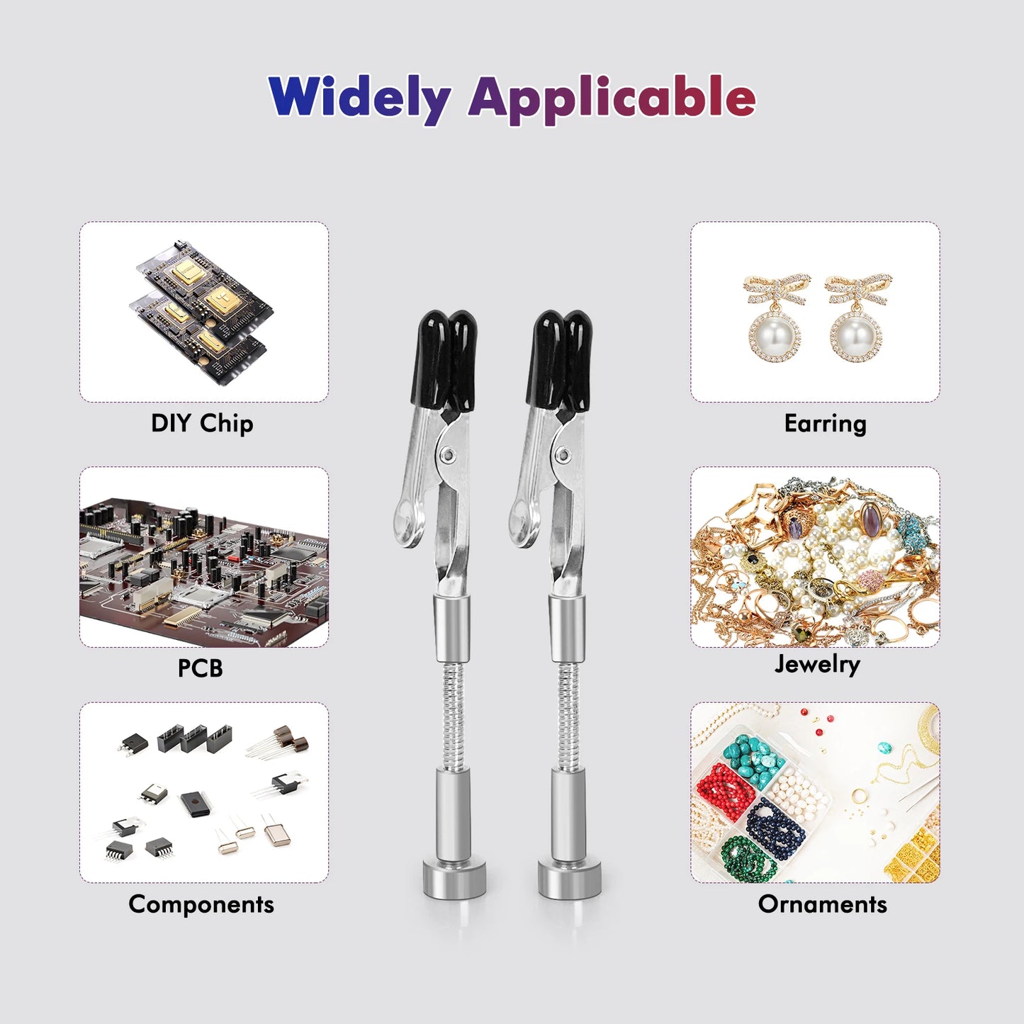 Soldering Helping Hands 4 Magnetic Universal Flexible Arm Welding Assistant PCB Clamp Thir Hand Welding Repair Tools