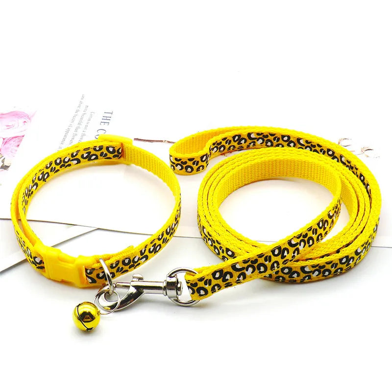 Dog Leash & Collar Set with Bell - 1.2m Puppy & Cat Lead - photo 8