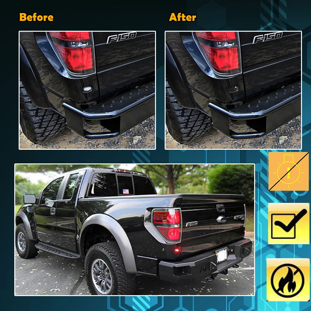 LED Side Marker Fender Lights for Ford F-150 Raptor SVT 2010–2014 (2-Pack)