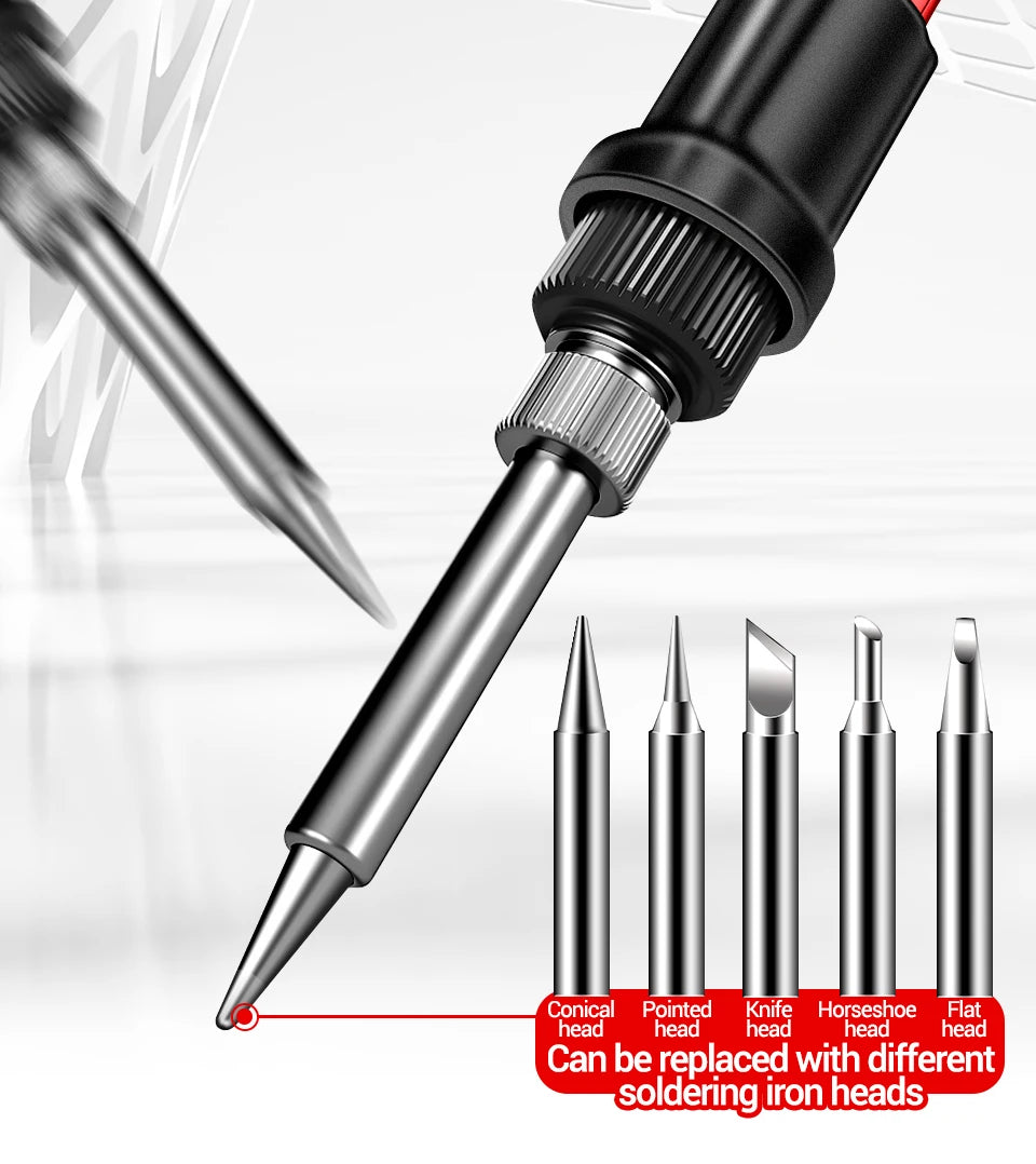 ANENG SL106 Electric Soldering Iron 110V/220V Adjustable Temperature Welding Solder US/EU Plug Professional Welding Tool
