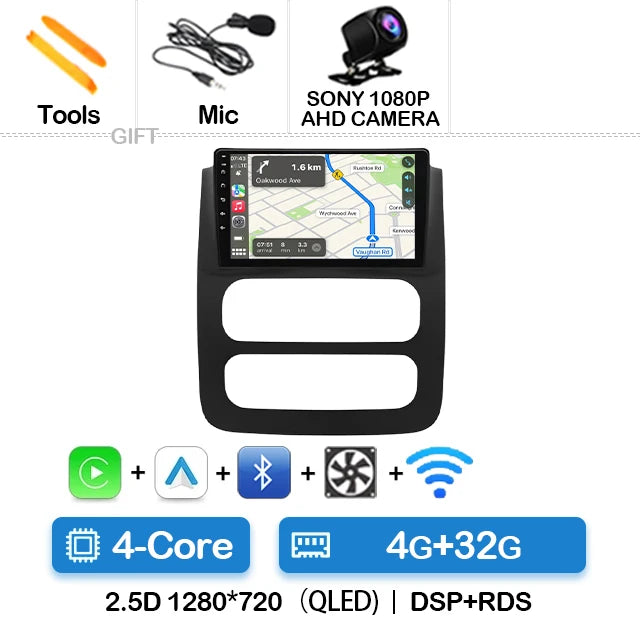 Android Car Radio & GPS Navigation Head Unit — Dodge RAM 1500/2500/3500 (2002-2005)