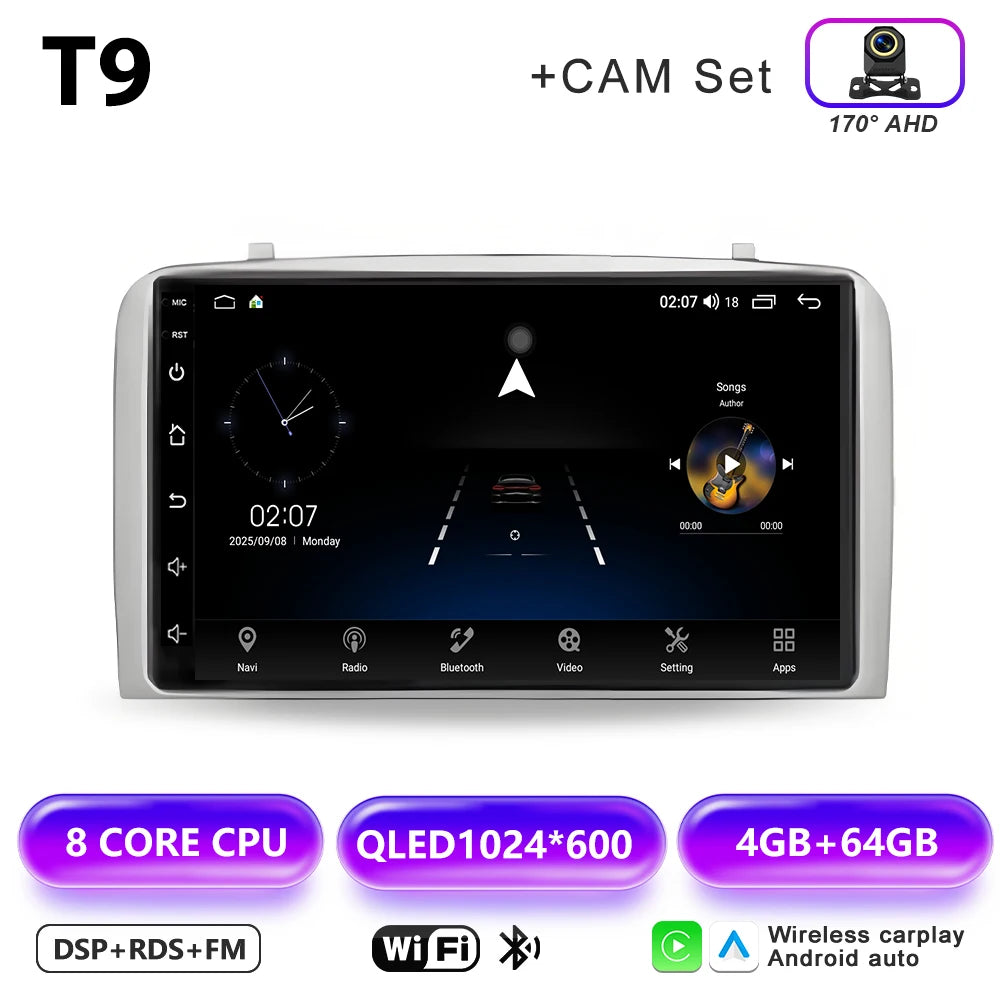 Bluetooth Android Car Stereo Screen For Alfa Romeo 147 2000 - 2010 7 Inch Car Radio Multimedia Player GPS Aotoradio Carplay Auto
