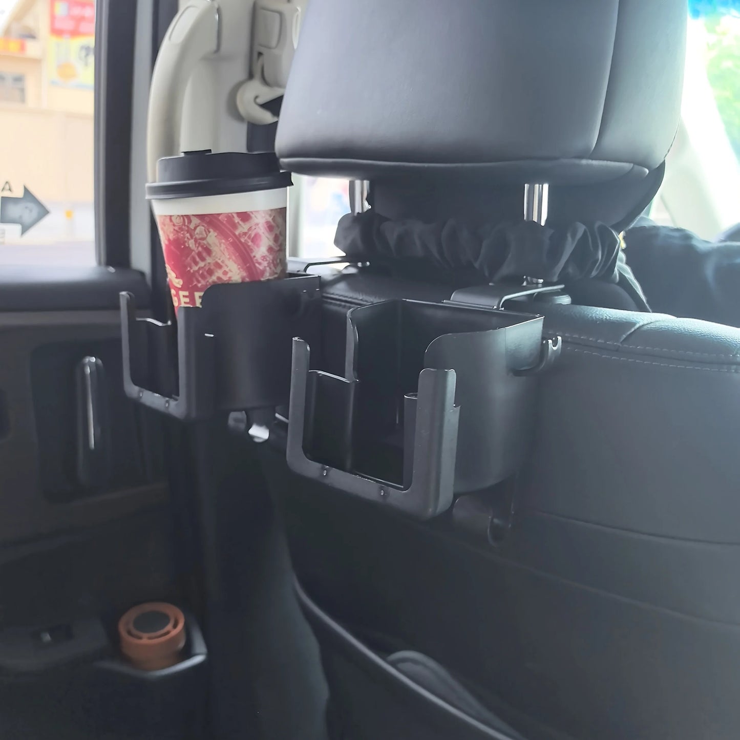 2pcs Multi-functional Car Seat Back Storage Rack - Cup/Phone Holder & Hook Fits Most Models Car Organizer | 24-hour Shipping