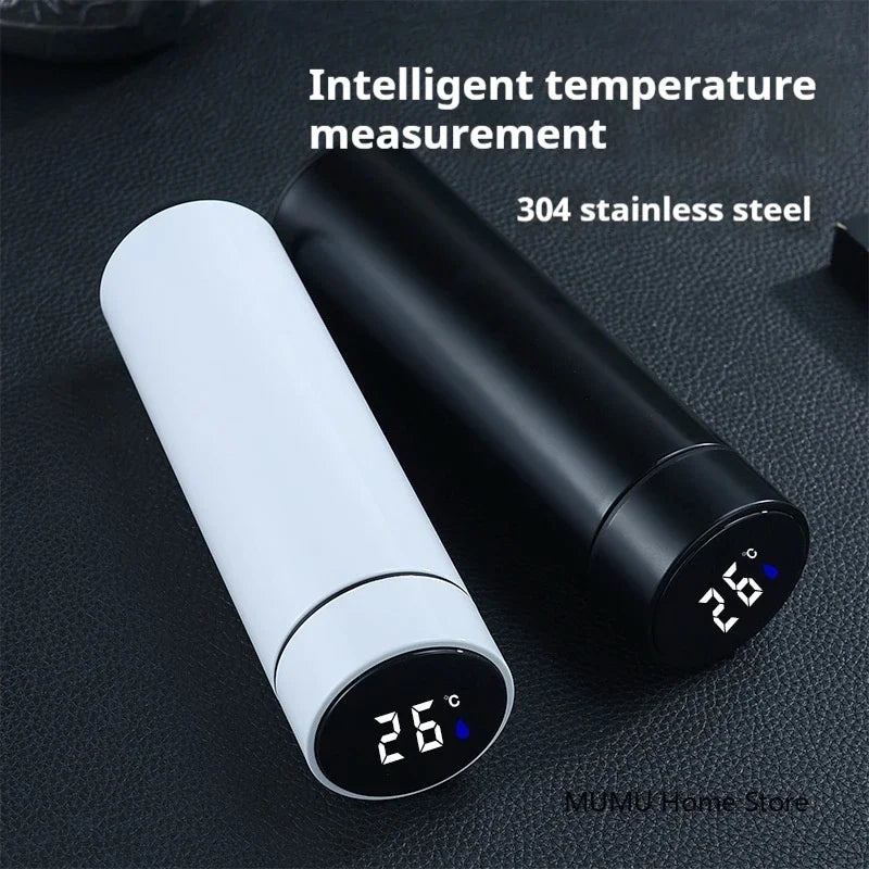 500ML Smart Thermos Bottle – LED Temperature Display Vacuum Flask | Insulated Sports Water Cup