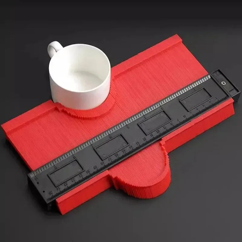 Profile Contour Gauge Ruler, Tile & Woodworking Shape Copier