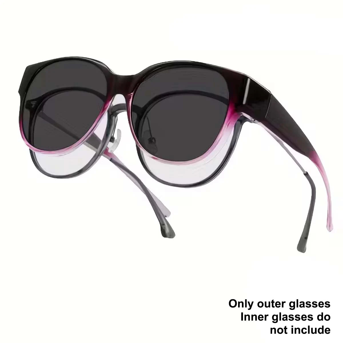 Fit-Over Sunglasses — Wrap-Around UV400 for Prescription Glasses