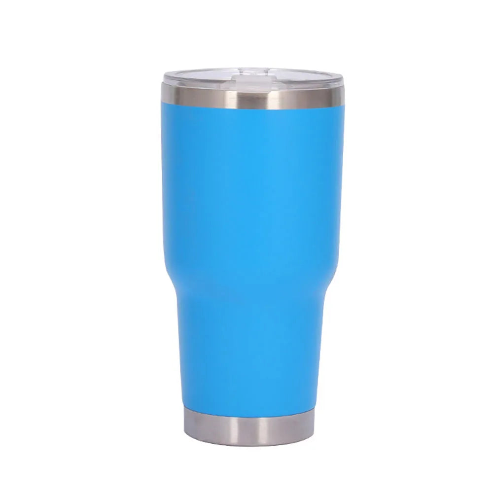 Custom Logo 30 oz Insulated Stainless Steel Coffee Tumbler Travel Mug Water Cup with Leak- Proof Lid Vacuum Insulated Tumbler