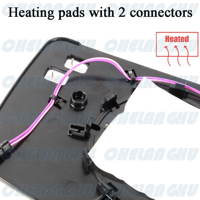 Left Heated Blind-Spot Mirror Glass (84309707) — Chevrolet Silverado 1500 (2019–2023)